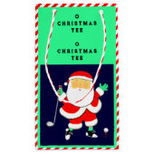 Golf Christmas Kleine Geschenktüte (Rückseite)