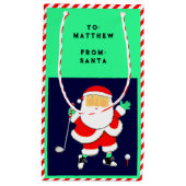 Golf Christmas Kleine Geschenktüte (Vorderseite)