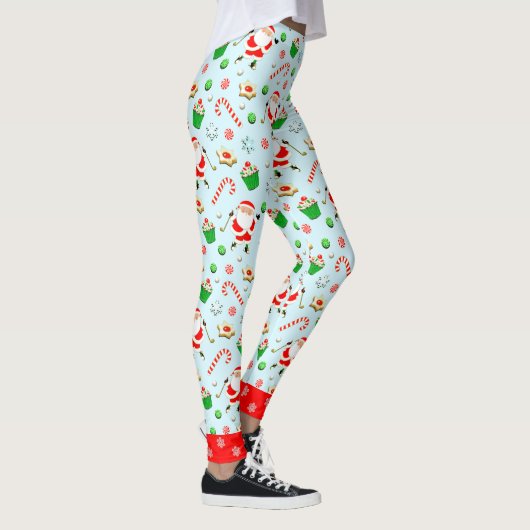 golf Christmas Leggings (Rechts)