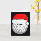 Golf Christmas Pajama Shirt, Men Women Kids  Karte (Gelbe Blume)