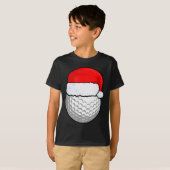 Golf Christmas Pajama Shirt, Men Women Kids T-Shirt (Vorne ganz)