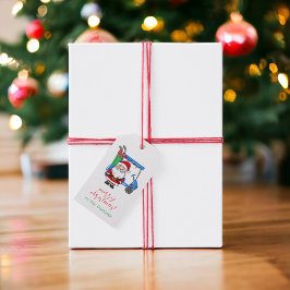 Golf Christmas Santa Custom Geschenkanhänger