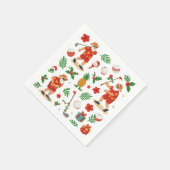 Golf Christmas Summer Juli Hawaii Thema Serviette (Ecke)