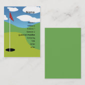 Golf - Chubby Visitenkarte (Vorne/Hinten)
