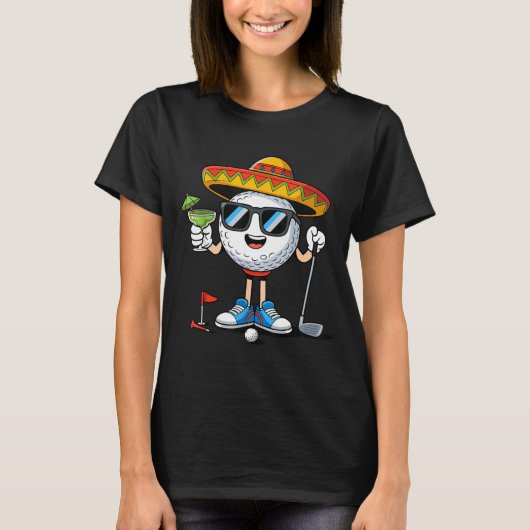 Golf cinco de mayo Golfen T-Shirt (Vorderseite)