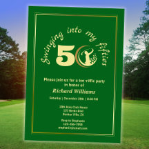 Golf Classic Green Golden Player 50. Geburtstag