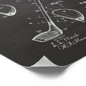 Golf Club 1910 Kunst - Halbpension Poster (Ecke)