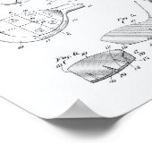 Golf Club 1919 Patentkunst - Weißbuch Poster (Ecke)