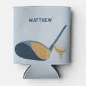 Golf Club and Ball Personalized Golfers Name Dosenkühler (Vorderseite)