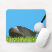 Golf Club Fahrer und Ball Mousepad (Mit Mouse)