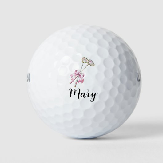 Golf Club für Frauen mit rosa Band Golfball (Vorderseite)