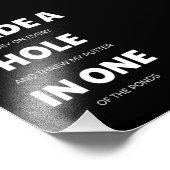 Golf Club Golf Golf Golf Golf Golf Golf Club Fotodruck (Ecke)