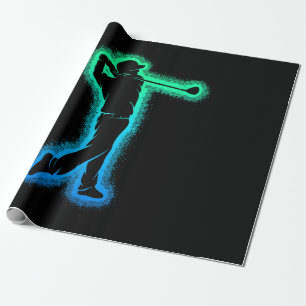 Golf Club Golfer Kinder Jungen Herren Golfspielen Geschenkpapier