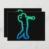 Golf Club Golfer Kinder Jungen Herren Golfspielen Save The Date (Vorne/Hinten)