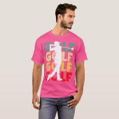Golf Club Golfspielen Golfer Boys Männer T-Shirt (Vorne ganz)