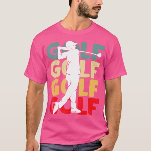 Golf Club Golfspielen Golfer Boys Männer T-Shirt (Vorderseite)