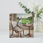 Golf Club Haus für Katzen Liebhaber (Stehend Vorderseite)