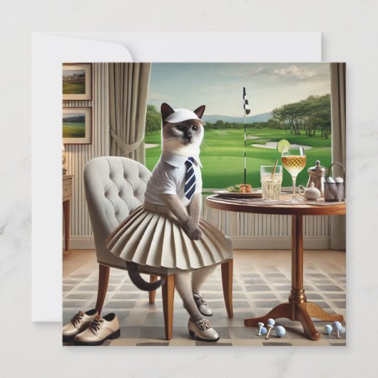 Golf Club Haus für Katzen Liebhaber (Vorderseite)