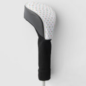 Golf club head cover with a sleek design golf headcover (angewinkelt)
