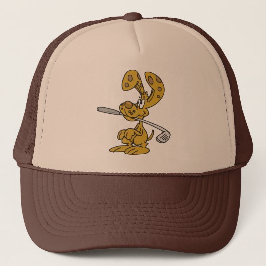 Golf Club Holen Rabbit Cap Truckerkappe (Vorderseite)