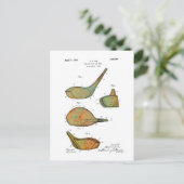 GOLF CLUB-KOPFPATENT - Postkarten (Stehend Vorderseite)