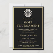 Golf Club League Corporate Logo Turnier Einladung (Vorderseite)