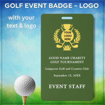 Golf Club Liga Logo Event-Mitarbeiterabzeichen