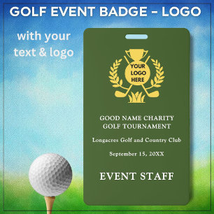 Golf Club Liga Logo Event-Mitarbeiterabzeichen Ausweis