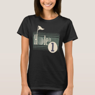 Golf Club Loch in einem Golfplatz Golfer T-Shirt v