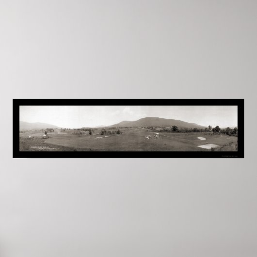 Golf Club Manchester Foto 1911 Poster (Vorne)