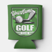 Golf Club NAME Pro Golfer Player Personalisiert Dosenkühler (Rückseite)
