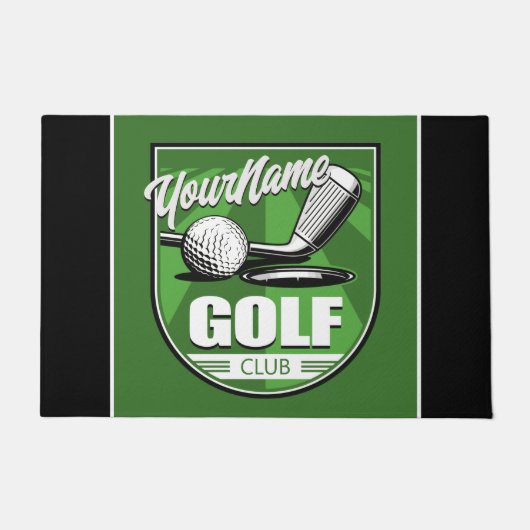 Golf Club NAME Pro Golfer Player Personalisiert Fußmatte (Vorderseite)
