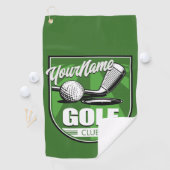 Golf Club NAME Pro Golfer Player Personalisiert Golfhandtuch (Insitu)