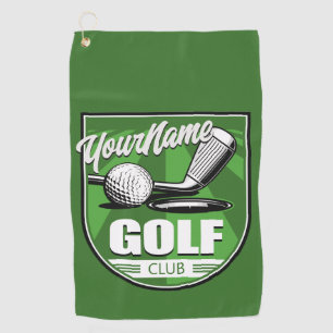 Golf Club NAME Pro Golfer Player Personalisiert Golfhandtuch