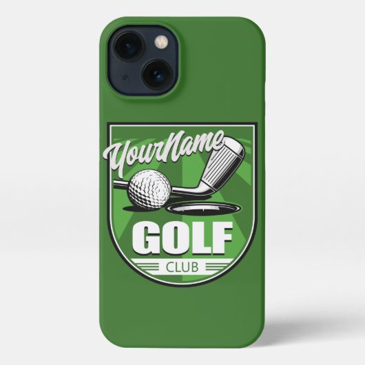 Golf Club NAME Pro Golfer Player Personalisiert iPhone Hülle (Rückseite)