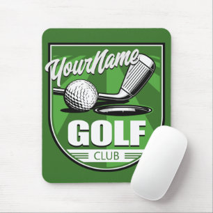 Golf Club NAME Pro Golfer Player Personalisiert Mousepad
