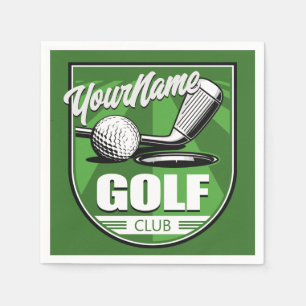 Golf Club NAME Pro Golfer Player Personalisiert Serviette