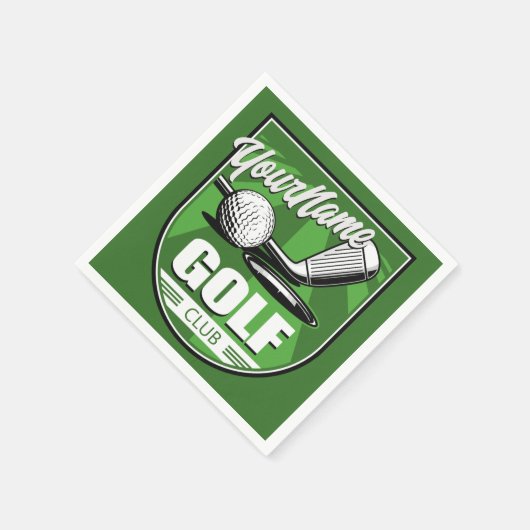 Golf Club NAME Pro Golfer Player Personalisiert Serviette (Ecke)