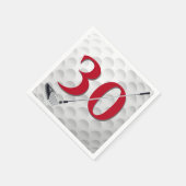 Golf Club Napkins 30. Geburtstag Serviette (Ecke)