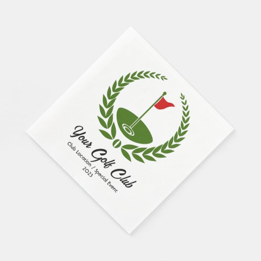 Golf Club Party Lugano Serviette (Ecke)