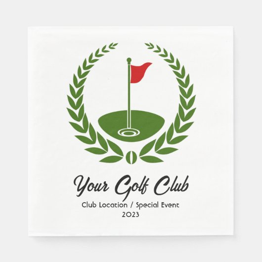 Golf Club Party Lugano Serviette (Vorderseite)