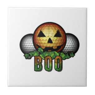 Golf-Club-Platz Halloween Golfer Ruhestand Geschen Fliese