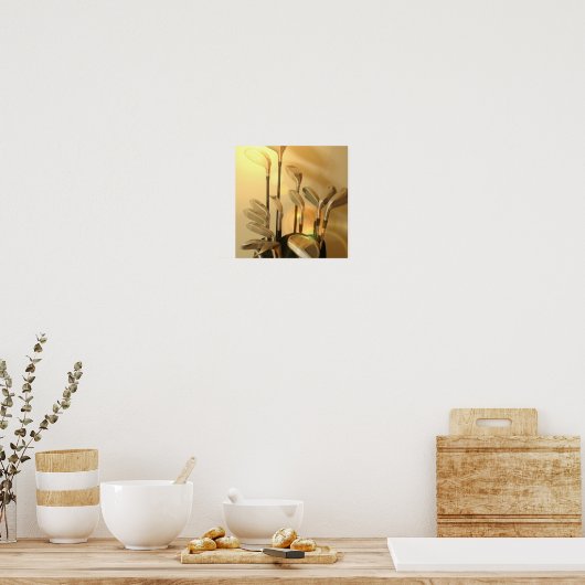 Golf Club Poster Print (Küche)