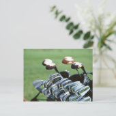 Golf Club Postkarte (Stehend Vorderseite)