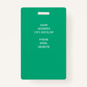 Golf Club Special Tournament Event Pass Ausweis (Rückseite)