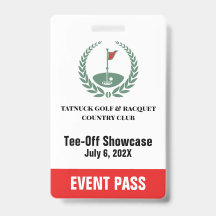 Golf Club Special Tournament Event Pass