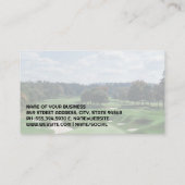 Golf Club und Ball | Kurs Visitenkarte (Rückseite)