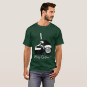 Golf Club und Ball Weihnachten T-Shirt (Vorne ganz)