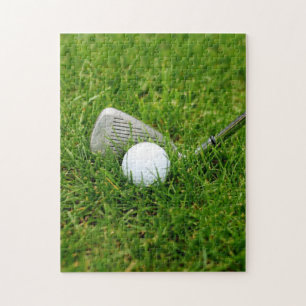 Golf Club und Golf Ball Puzzle