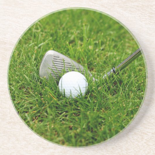 Golf Club und Golf Ball Untersetzer (Vorne)